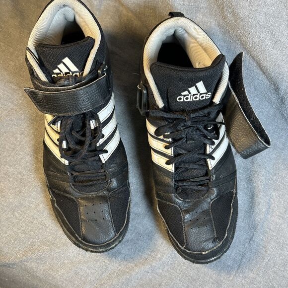 Adidas Corner Blitz 8 MD Mid Football Cleats MENS 12 Molded Sole Black 902207 - Picture 3 of 10